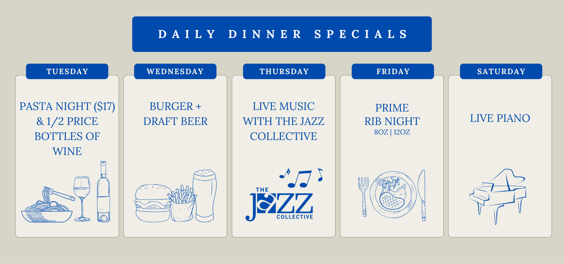 Morgan's Tavern Daily Specials