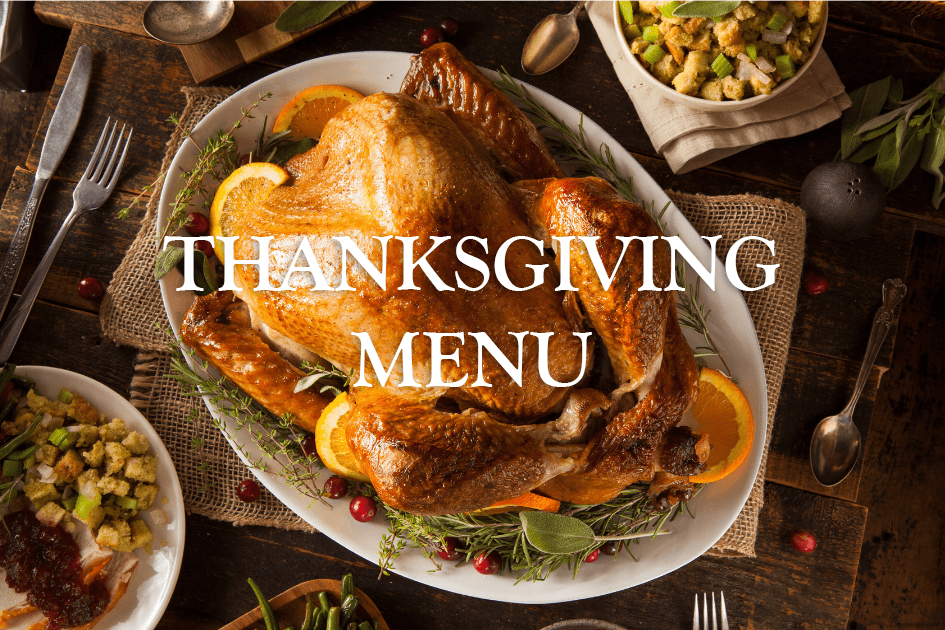 Middlebury Inn | Thanksgiving Menu